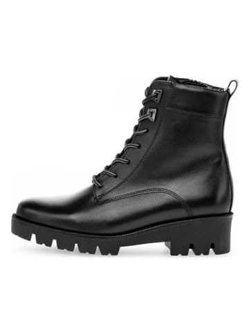 Gabor Leren boots zwart
