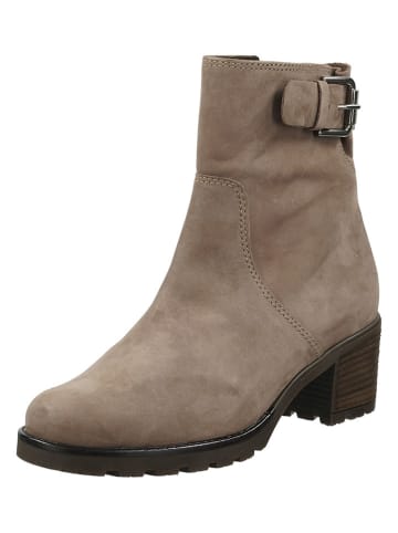 Gabor Leder-Stiefeletten in Beige