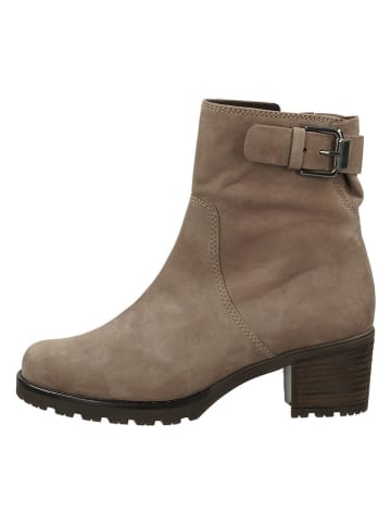 Gabor Leder-Stiefeletten in Beige
