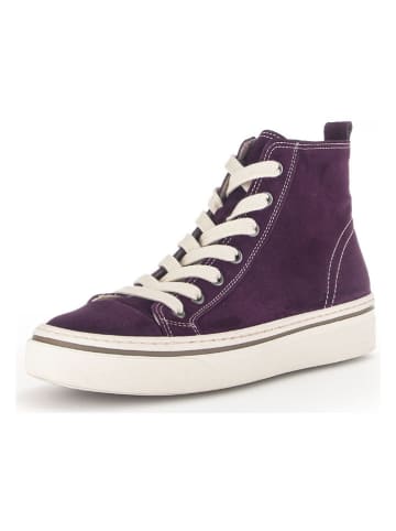 Gabor Leren sneakers paars