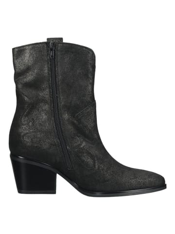 Gabor Leder-Westernstiefel in Anthrazit