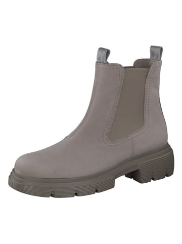 Paul Green Leder-Chelsea-Boots in Grau