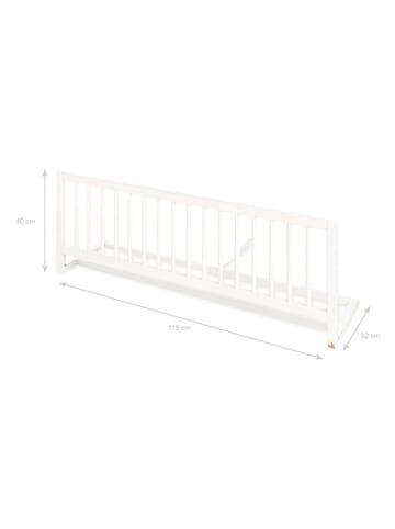 Pinolino Bettschutzgitter "Comfort" in Mint - (L)115 x (B)32 x (H)40 cm