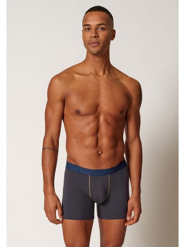 Skiny 2er-Set: Boxershorts in Anthrazit