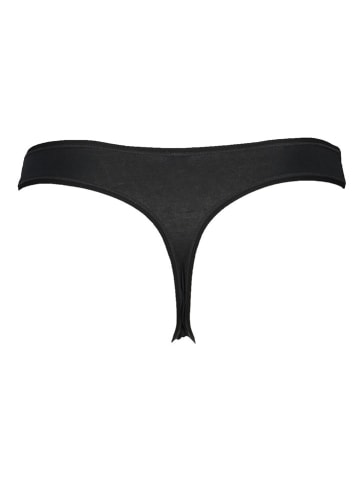 Skiny Stringi (2 pary) w kolorze czarnym