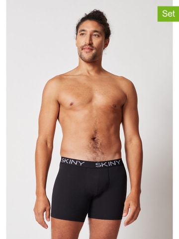 Skiny 2er-Set: Boxershorts in Schwarz