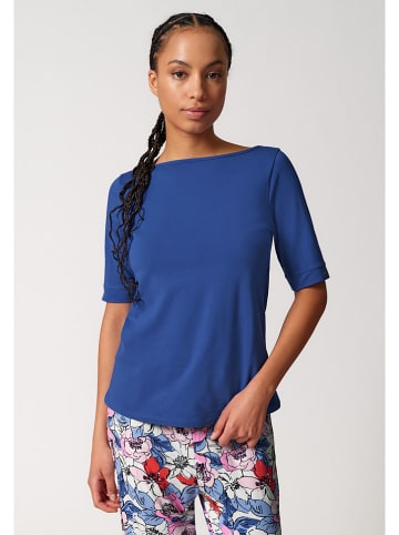 Skiny Pyjamashirt blauw