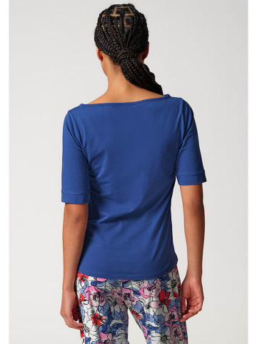 Skiny Pyjamashirt blauw