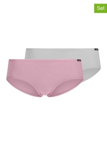 Skiny 2-delige set: hipsters lichtroze/wit