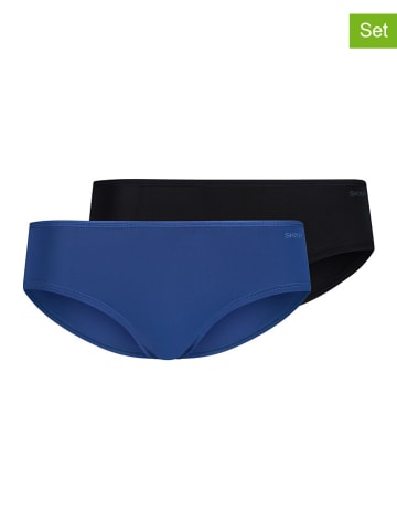 Skiny 2er-Set: Pantys in Blau/ Schwarz