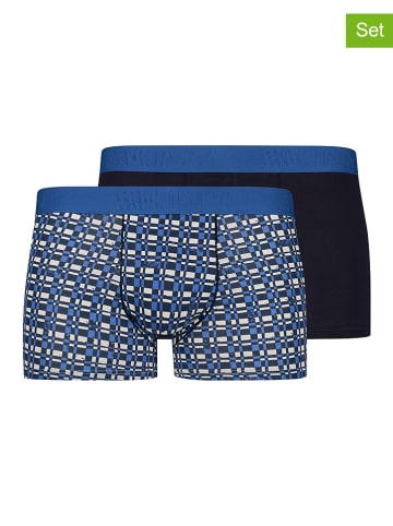 Skiny 2-delige set: boxershorts zwart/blauw
