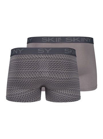 Skiny 2-delige set: boxershorts grijs/antraciet