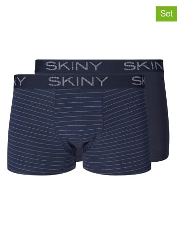 Skiny 2-delige set: boxershorts donkerblauw