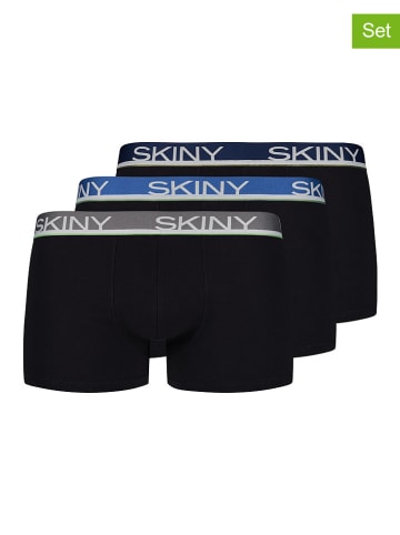 Skiny 3er-Set: Boxershorts in Schwarz