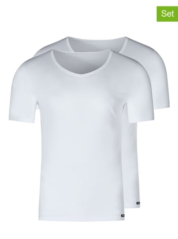 Skiny 2er-Set: Shirts in Weiß