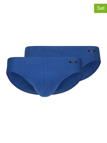 Skiny 2er-Set: Slips in Blau