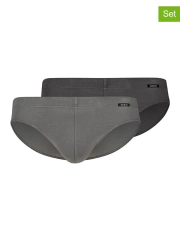 Skiny 2-delige set: slips grijs/antraciet