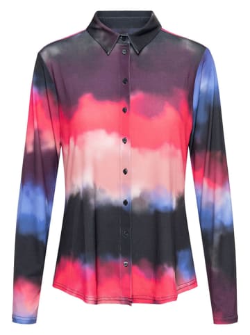 &Co Woman Bluse "Lotte" in Schwarz/ Pink/ Rosa