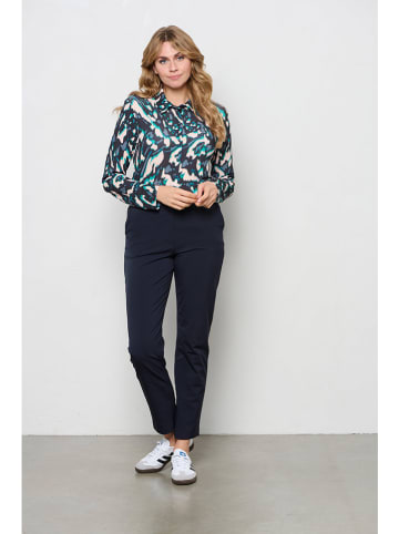 &Co Woman Bluzka "Lotte" w kolorze czarno-szaro-turkusowym