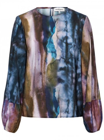&Co Woman Bluse "Elena" in Blau/ Lila