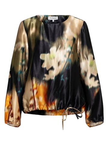 &Co Woman Bluse "Alexandra" in Schwarz/ Beige/ Camel