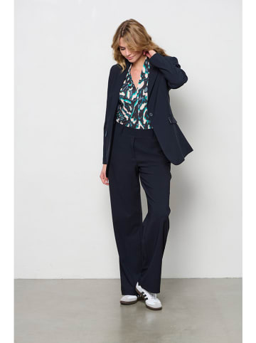 &Co Woman Shirt "Lydia" in Grau/ Creme/ Türkis