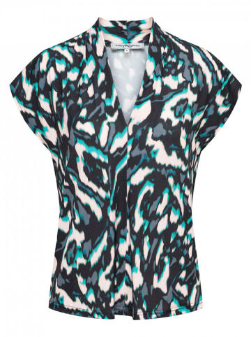 &Co Woman Shirt "Lydia" in Grau/ Creme/ Türkis