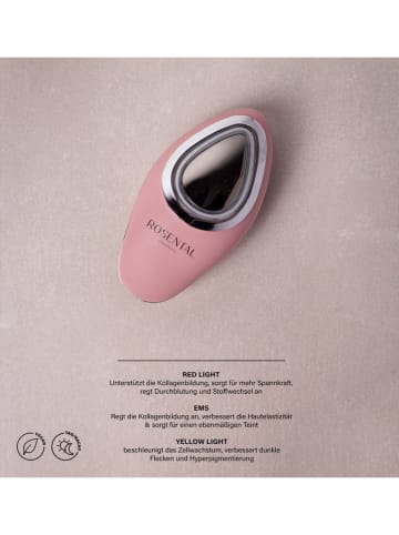Rosental Organics Gesichtsreinigungsbürste mit Lichttherapie "EMS" in Rosa