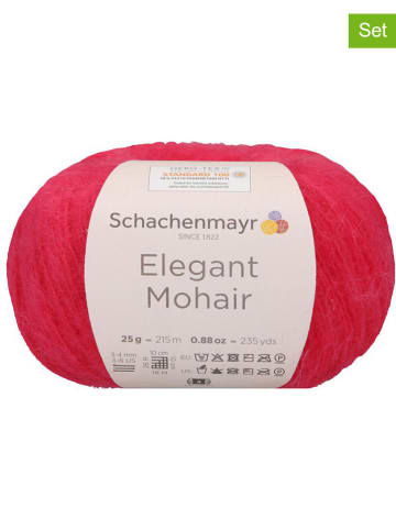 Schachenmayr since 1822 10er-Set: Mixgarne "Elegant Mohair" in Beere - 10x 25 g