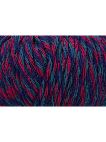 Schachenmayr since 1822 10er-Set: Wollgarne "Color Drift" in Dunkelblau/ Grün/ Rot - 10x 50 g