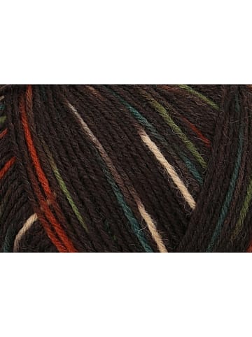 Schachenmayr since 1822 10er-Set: Wollgarne "Sockenwolle" in Schwarz/ Bunt - 10x 100 g