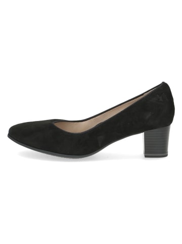 Caprice Leder-Pumps in Schwarz
