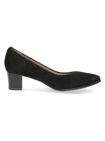 Caprice Leder-Pumps in Schwarz