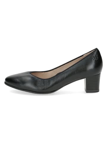 Caprice Leder-Pumps in Schwarz