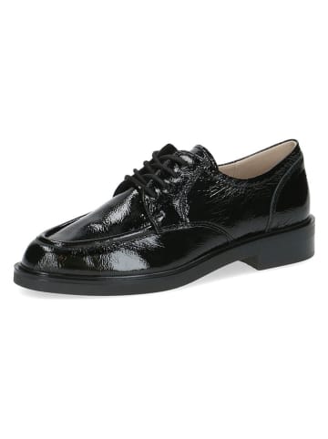 Caprice Leder-Schnürschuhe in Schwarz
