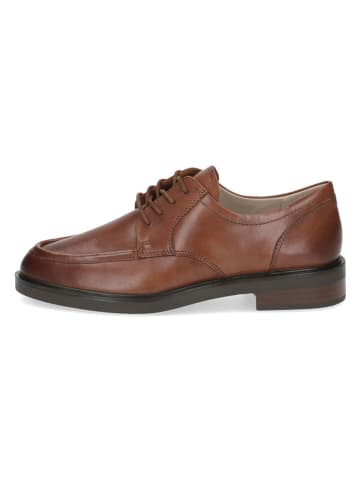 Caprice Leren veterschoenen lichtbruin