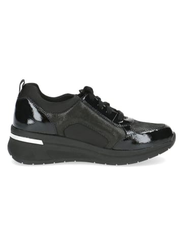 Caprice Leren sneakers zwart