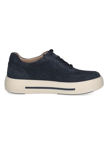 Caprice Leder-Sneakers in Dunkelblau