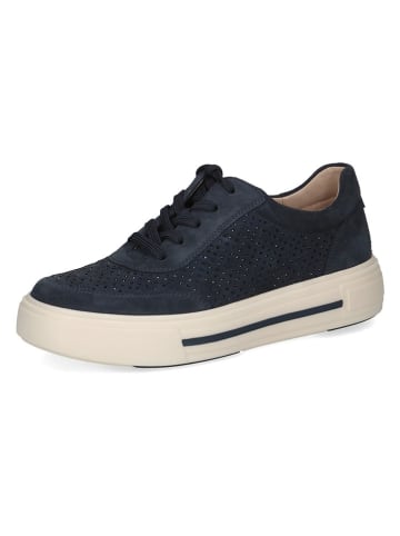 Caprice Leder-Sneakers in Dunkelblau