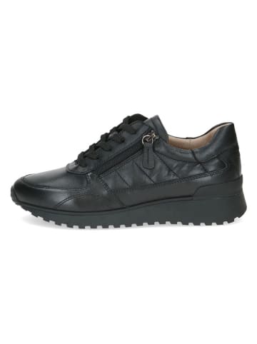 Caprice Skórzane sneakersy w kolorze czarnym