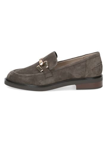 Caprice Leren mocassins grijs