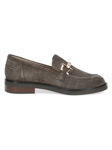 Caprice Leren mocassins grijs
