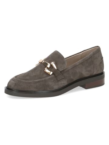 Caprice Leren mocassins grijs