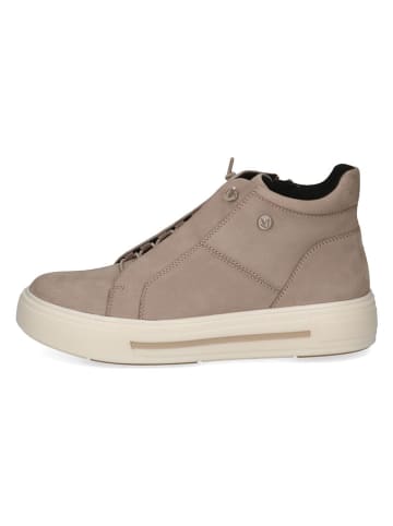Caprice Leder-Sneakers in Beige