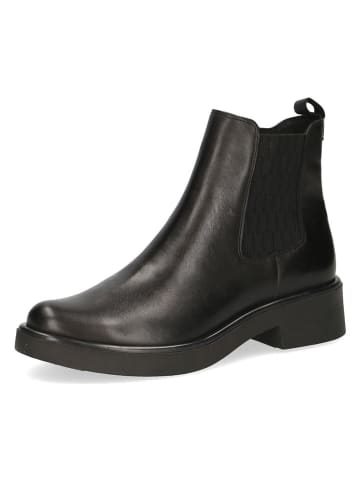 Caprice Leder-Boots in Schwarz