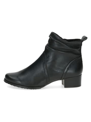 Caprice Leder-Stiefeletten in Schwarz