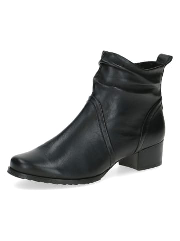 Caprice Leder-Stiefeletten in Schwarz
