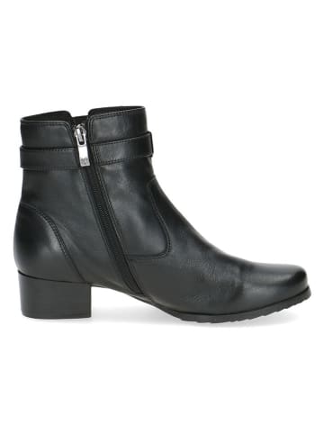 Caprice Leder-Stiefeletten in Schwarz