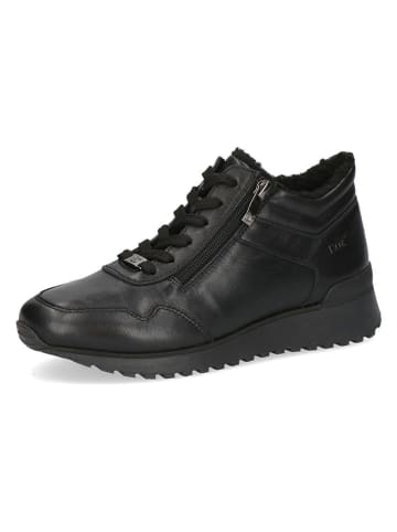 Caprice Leren sneakers zwart