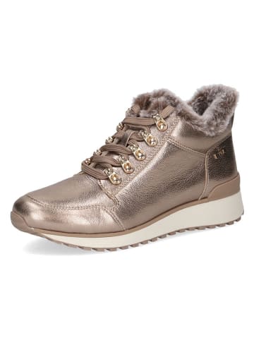 Caprice Leder-Anke-Boots in Braun